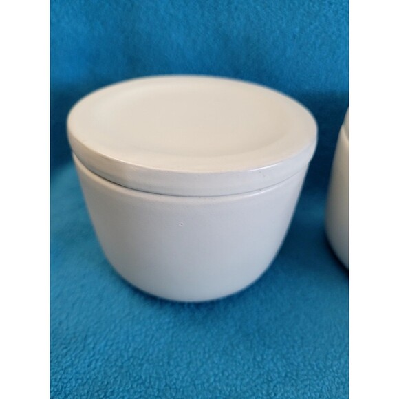 Magnolia Hearth and Hand Salt & Pepper Stoneware Pinch Bowl Cellar Set - Picture 7 of 16